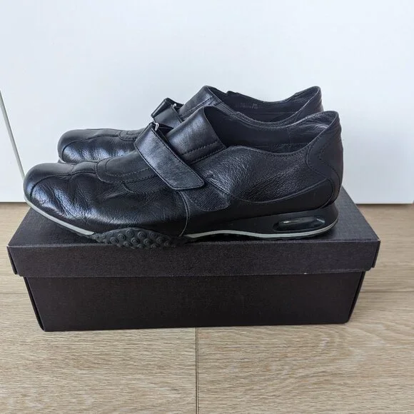 Cole Haan Air Estadio Strap II Leather Shoes – Black, Men's 9 - Picture 2 of 14